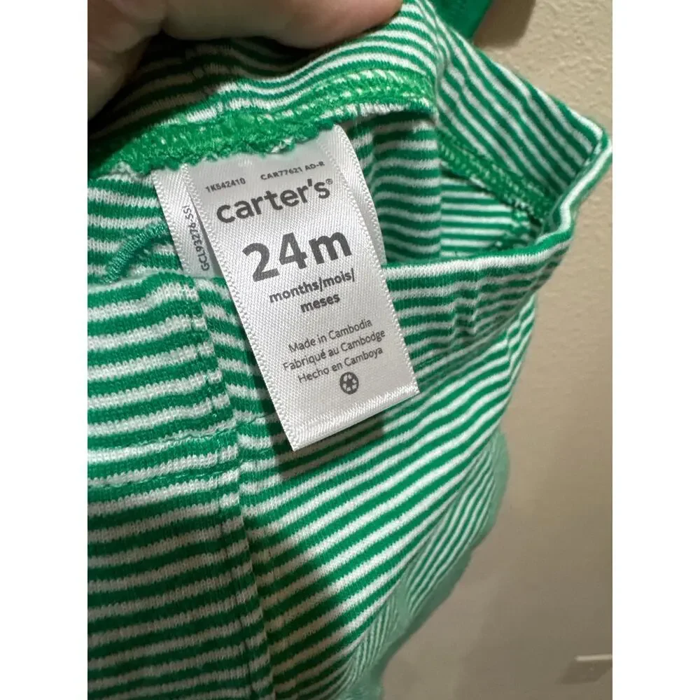 Carters My First St Patrick’s Day Onesie Set Size 24 months new